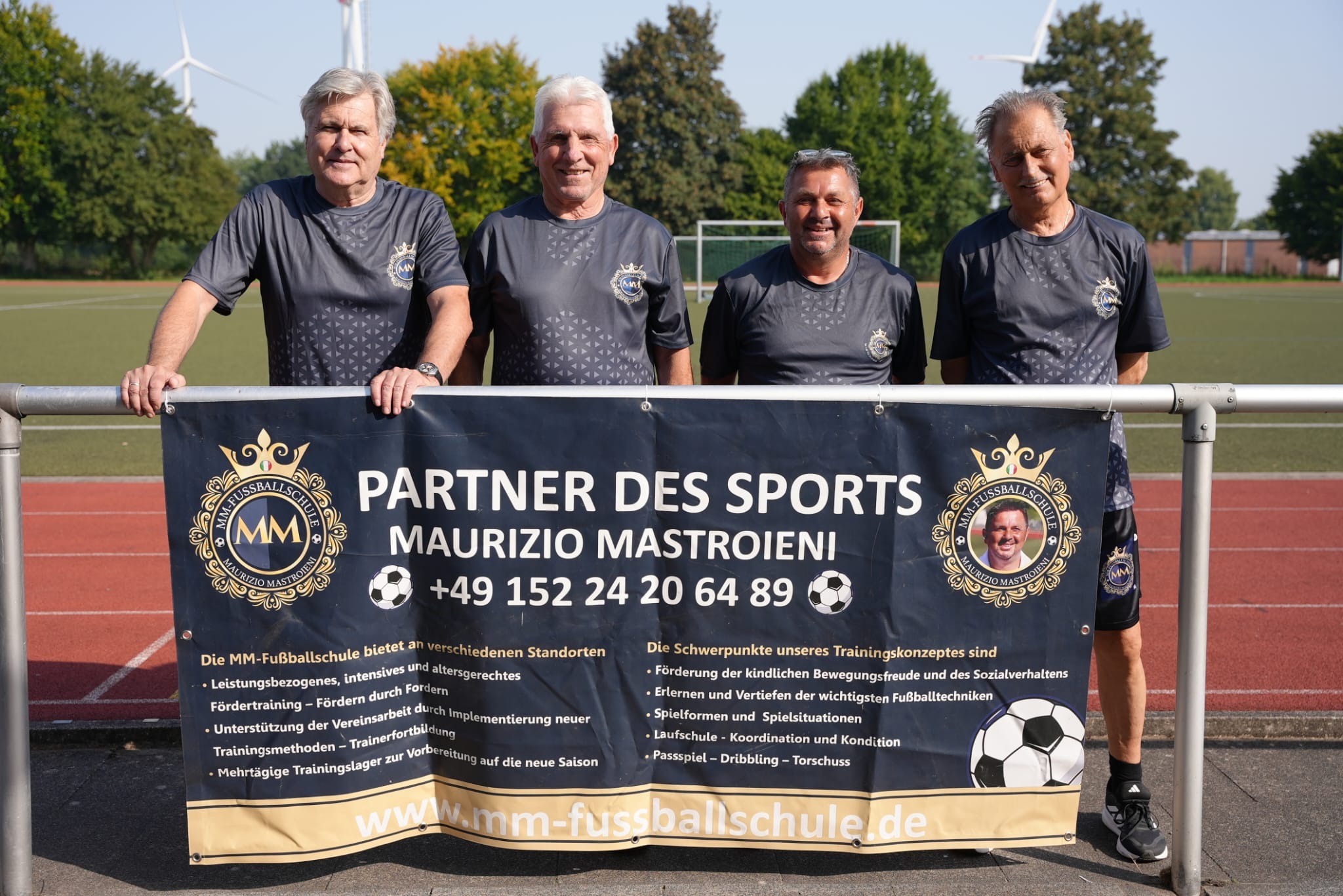 Das Trainerteam der MM-Fußballschule – Partner des Sports