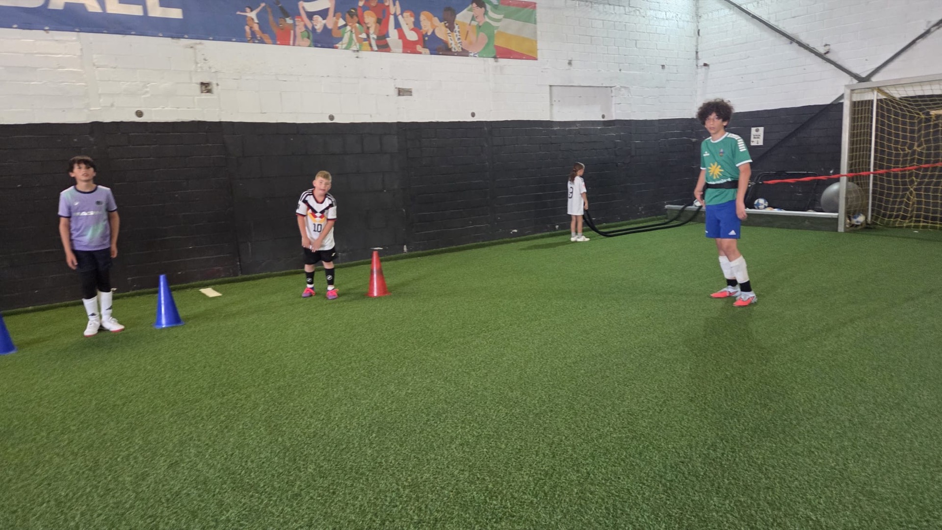 Athletiktraining mit Widerstandsband